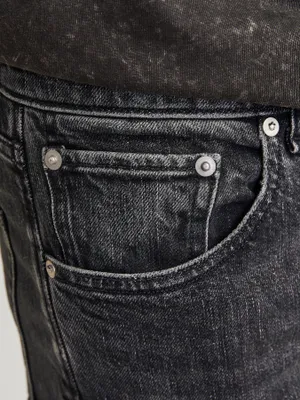 Svarta relaxed fit jeans herr - CHRIS