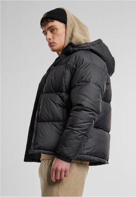 Men's thick hooded puffer jacket