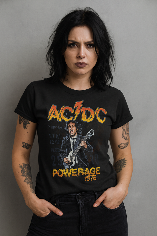 AC/DC - Powerage 1978 Girly Tee