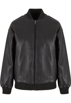 Elegant leather jacket for women with a stylish design