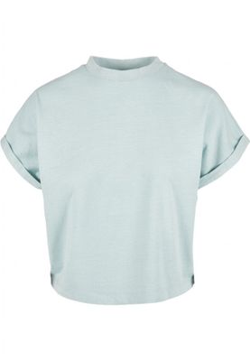 Kort t-shirt til kvinder med sænket arm