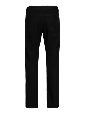 Svarta tapered fit jeans herr - MIKE