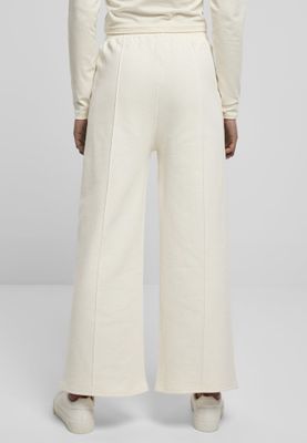 Straight and at soft ice trousers with press crease lady