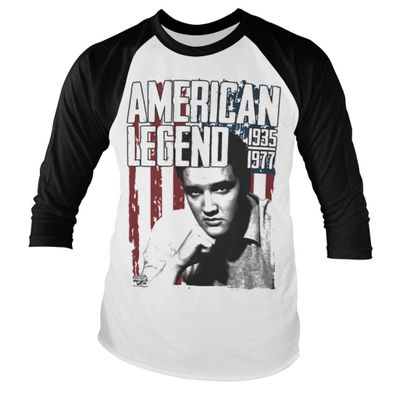 Elvis Presley - American Legend Baseball 3/4 Sleeve Tee