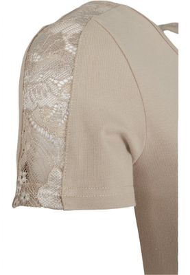 T-shirt with lace edge ladies