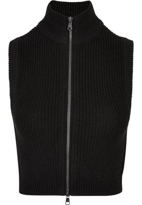 Ladies Short Knit Vest