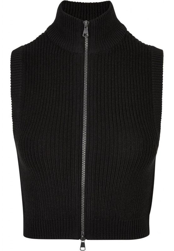 Ladies Short Knit Vest