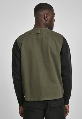 Worker vest cotton fabric