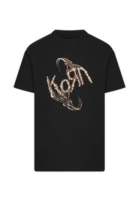 T-shirt för herr i bomullsjersey med korn – svart