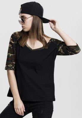 T-shirt with raglanarm ladies