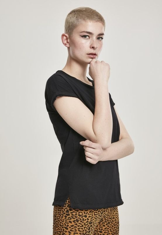 T-shirt with raw seams ladies