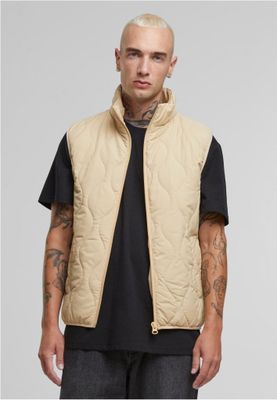 Stylish Olive Green Quilted Vest for Men