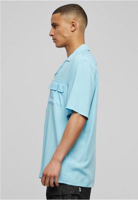 Short -sleeved shirt men's viscose