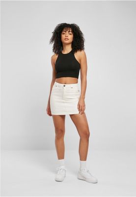 Ladies Organic Stretch Denim Mini Skirt