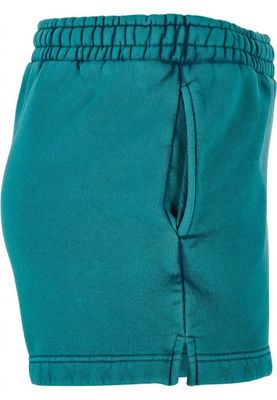 Stone-washed women's soft shorts