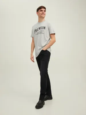 Svarta skinny fit jeans herr - MIKE