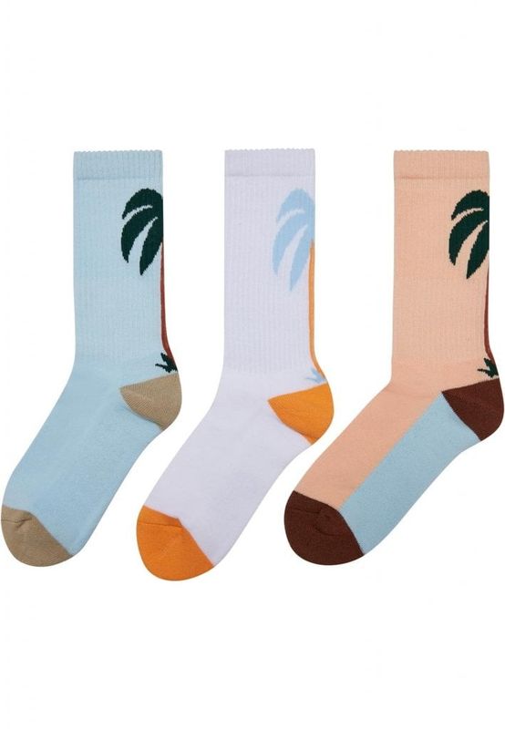 Fancy Palmtree Socks 3-Pack