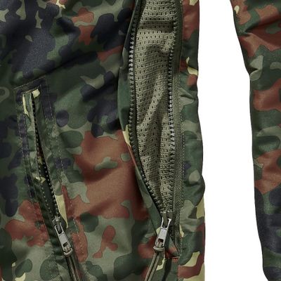 Wind jacket unlined camouflage