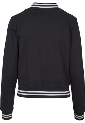 Black college jacket lady