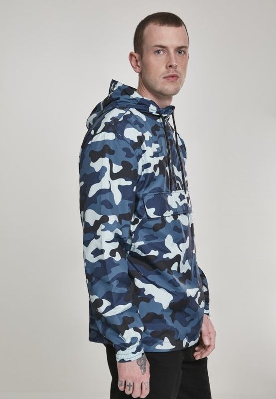 Camo pull over vindjacka