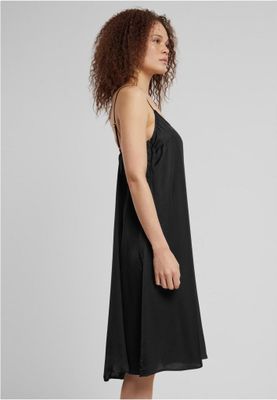Slip dress in viscose satin