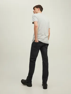 Svarta skinny fit jeans herr - MIKE
