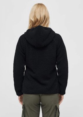 Teddyfleece zip jacket black - Ladies