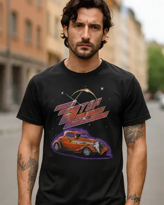 ZZ Top Eliminator Glow T-shirt i svart