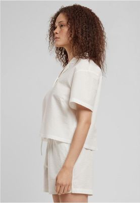Women's seersucker shirt