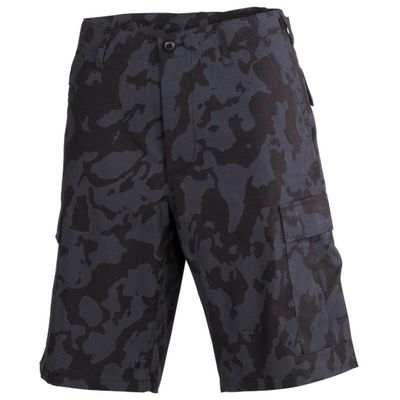 Bermuda shorts with ripstop and camo