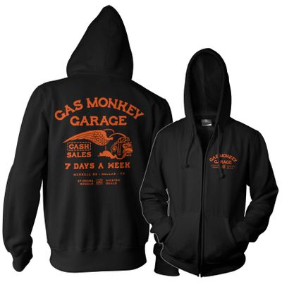 Cash Monkey Zipped Hoodie