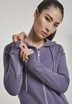Long ziphoodie lady