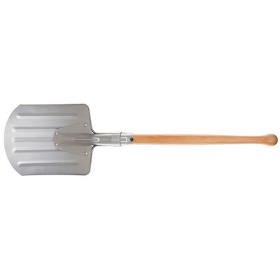 Norwegian snow shovel removable wooden handle