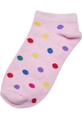 No Show Socks Rainbow Dots 5-Pack