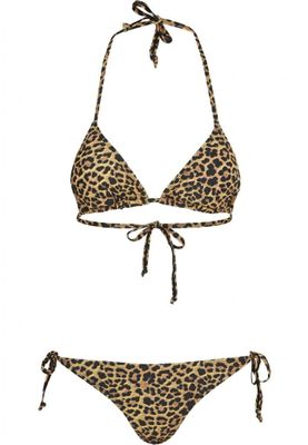 Leopard patterned bikini