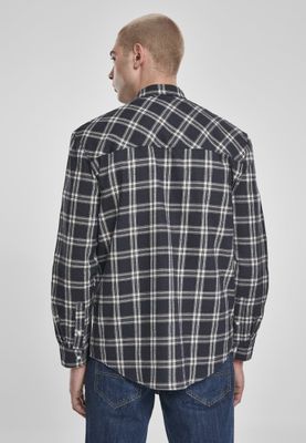 Oversize check shirt men