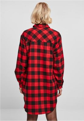 Oversize flannel dress - ladies