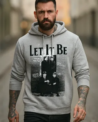 Beatles - Let It Be Epic Hoodie Mand