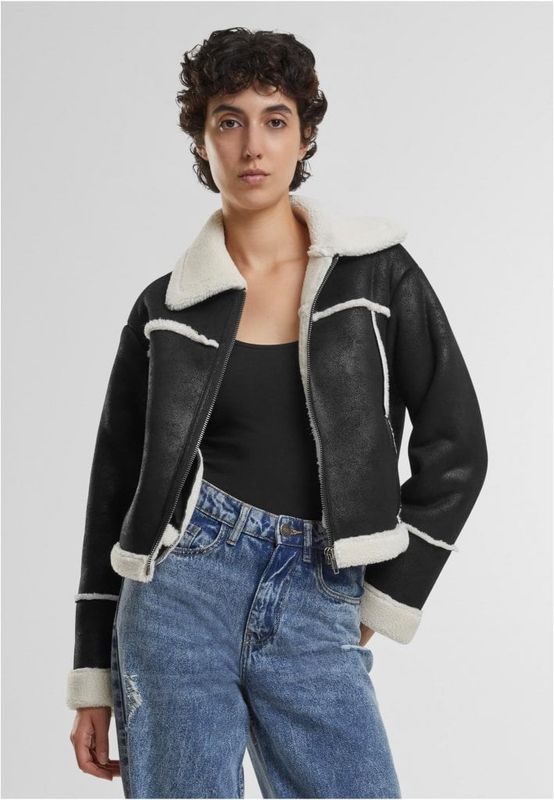 Women's shearling jacket