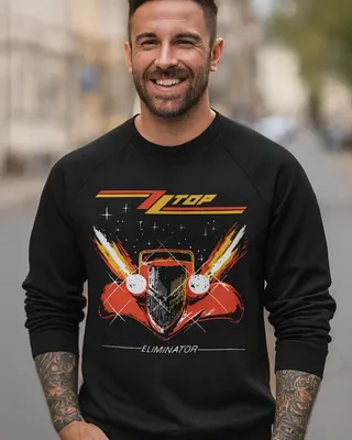 ZZ Top Eliminator Sweat-shirt i svart