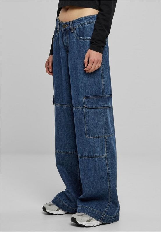Versatile Waist-High Denim Pants