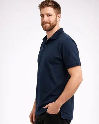 Pikétröja herr i navy – Brandit