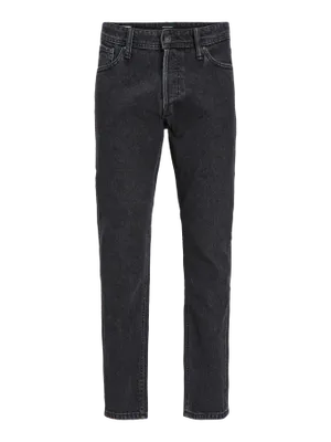 Svarta loose fit jeans herr - EDDIE