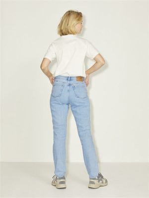 Slim Fit jeans med høj talje og stretch