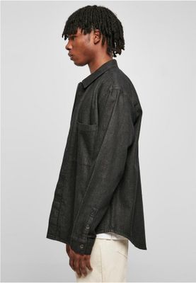 Oversized Denim Pocket Shirt