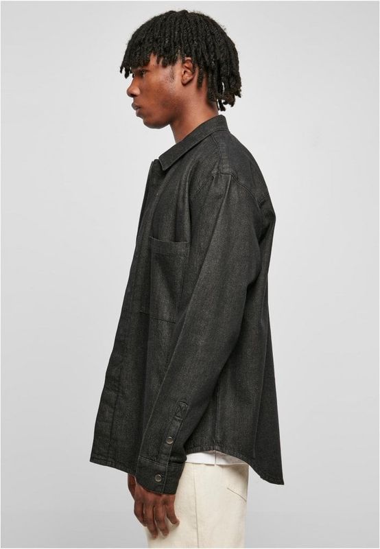 Oversized Denim Pocket Shirt