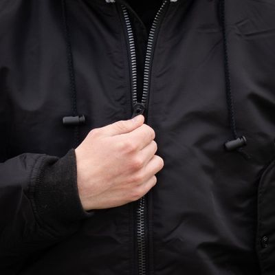 MA-1 hooded bomber jacket