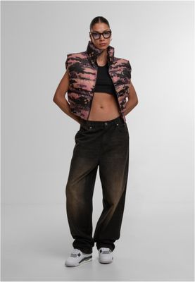 Quiltad västt för dam – pixelcamouflage