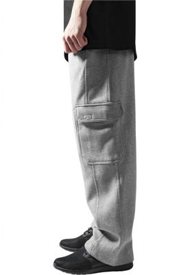 Cargo sweatpants with straight legs