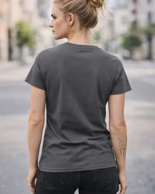 System of a Down Circle Star Logo T-shirt dam i mörkgrå